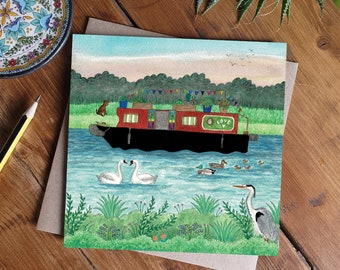 Nangleboat Liebes-Gruß-Karte