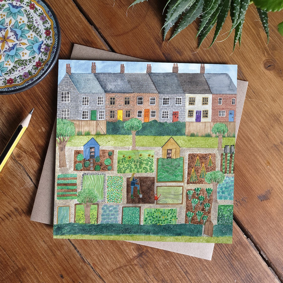 Vegetable Grower Greeting Card Gardener Gift Garden Lover Etsy UK