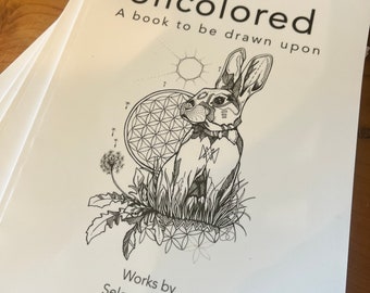 Uncolored- Skavenge Art coloring book