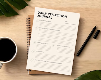 Mindfulness Journal, tägliche Reflexion, Dankbarkeit