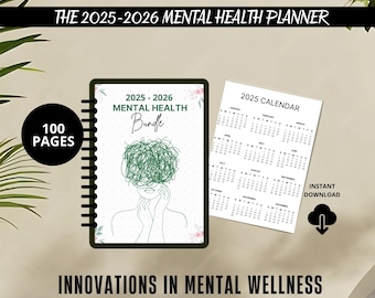 2026 Psychische Gesundheit Journal | Self-Care Planer (Digitaler Download)