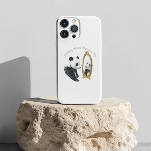 Panda Phone Case, Animal Phone Case, Cute Animal Phone Case, Animal Lover Gift, Gift For Girlfriend, Gift For Her, Birthday Present