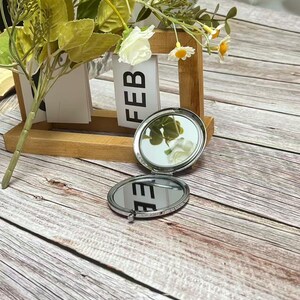 Personalized Engraved Makeup Mirror Unique Bridesmaid Proposal Gift  Custom Wedding Makeup Mirror Hen Party Favors Custom Mini Vanity Mirror