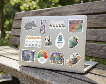 Dissociating Animal (Possum/Juice Box) Digital Planner Stickers | 100 PNG Funny Meme Pack | GoodNotes iPad | Commercial Use