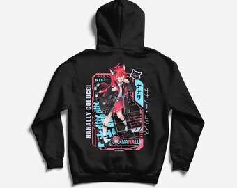 Sudadera con capucha Nanally NTE Heavyweight Anime: Sudadera con capucha del juego Neverness to Everness de 380 g/m²