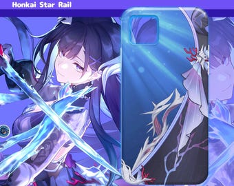 Funda Hysilens Honkai Star Rail para iPhone, Samsung y Android. Funda protectora estética. Funda para iPhone, funda para Samsung. Funda Hysilens.