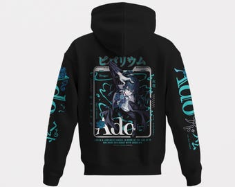 Sudadera con capucha pesada Ado Virtual Singer J-Pop: Sudadera con capucha de anime de 380 g/m²