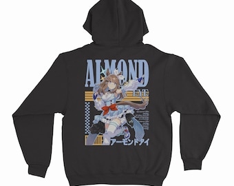 Sudadera con capucha Almond Eye Uma Musume: sudadera con capucha de anime de 380 g/m²