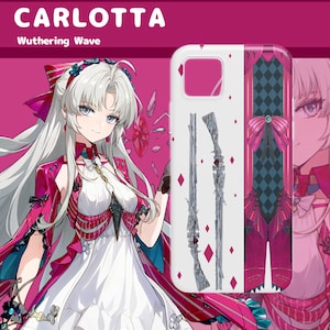 Carlotta Wuthering Waves Phone Case: Protective Cover For Iphone, Samsung, and Android