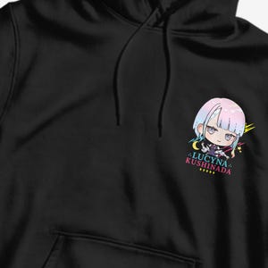 Lucyna Kushinada Cyberpunk EdgeRunners Hoodie Schwergewicht : Wuthering Waves Hoodie 380 G/M Bild 4