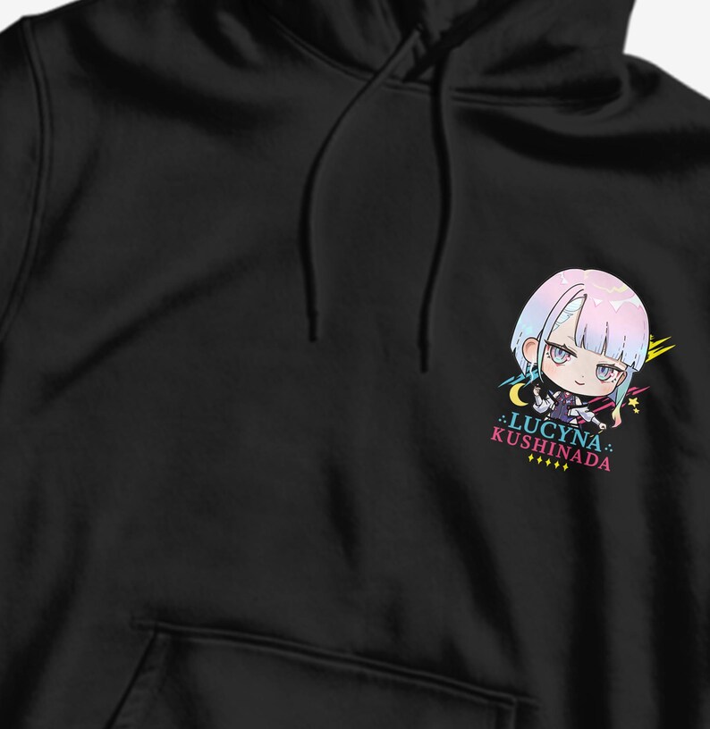 Lucyna Kushinada Cyberpunk EdgeRunners Hoodie Schwergewicht : Wuthering Waves Hoodie 380 G/M Bild 4