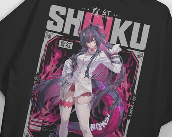 Camiseta Shinku Neveness to Everness Heavyweight 230 GSM: Camiseta de anime y videojuegos de algodón 20s