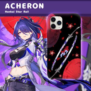 Acheron Honkai Star Rail Phone Case : Iphone, Samsung and Android