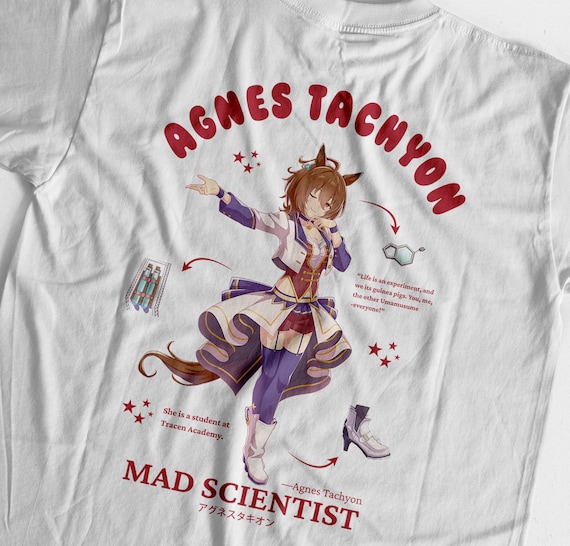 Agnes Tachyon T-shirt: Uma Musume Anime Manga Tee - Etsy