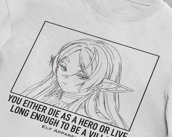 Sousou No Frieren - Frieren: After The End Anime Fan Made Heavyweight T-Shirt