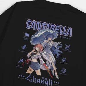 Cantarella Changli T-Shirt: Wuthering Waves Anime Manga Tee
