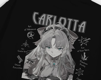 Camiseta de manga larga de Carlotta de Las Olas Borrascosas: Camiseta con estampado de anime