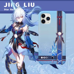 Funda para teléfono Jingliu Honkai Star Rail: para iPhone, Samsung y Android