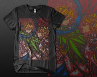 Artoria Pendragon Saber vs Lancer Fate Grand Order T-Shirt: Anime Graphic Tee