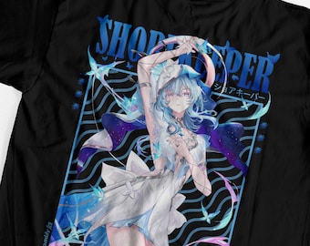 Camiseta Shorekeeper Olas Borrascosas: Camiseta gráfica de juego de anime