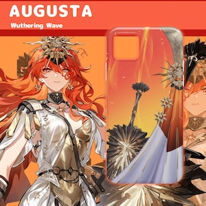Augusta Wuthering Waves Phone Case: Protective Cover For Iphone, Samsung, and Android