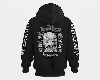 Arlecchino Genshin Auswirkungen Hoodie: Anime Hoodie für kaltes Wetter