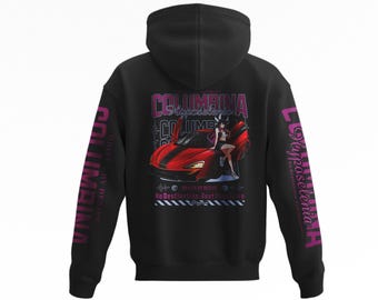 Columbina Hyposelenia "Impulsada por el deseo" Genshin Impact: Sudadera con capucha de anime de 380 g/m²