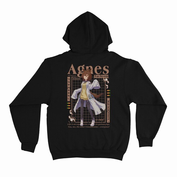 Agnes Tachyon Uma Musume 380 GSM Hoodie - Heavyweight Anime Hoodie