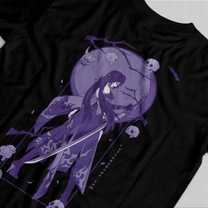 Acheron Honkai Star Rail T-shirt, Honkai Star Rail Tee, Raiden Bosenmori Mei T-shirt, Acheron Shirt, Waifu T-shirt, Unisex Shirt