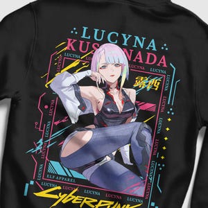 Lucyna Kushinada Cyberpunk EdgeRunners Hoodie Schwergewicht : Wuthering Waves Hoodie 380 G/M Bild 2