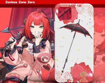 Funda protectora estética Ukinami Yuzuha Zenless Zone Zero para iPhone, Samsung y Android. Funda para iPhone, Samsung y ZZZ.