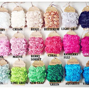 Wähle alle 14 Farben Chiffon Bloomer Rosenbesatz