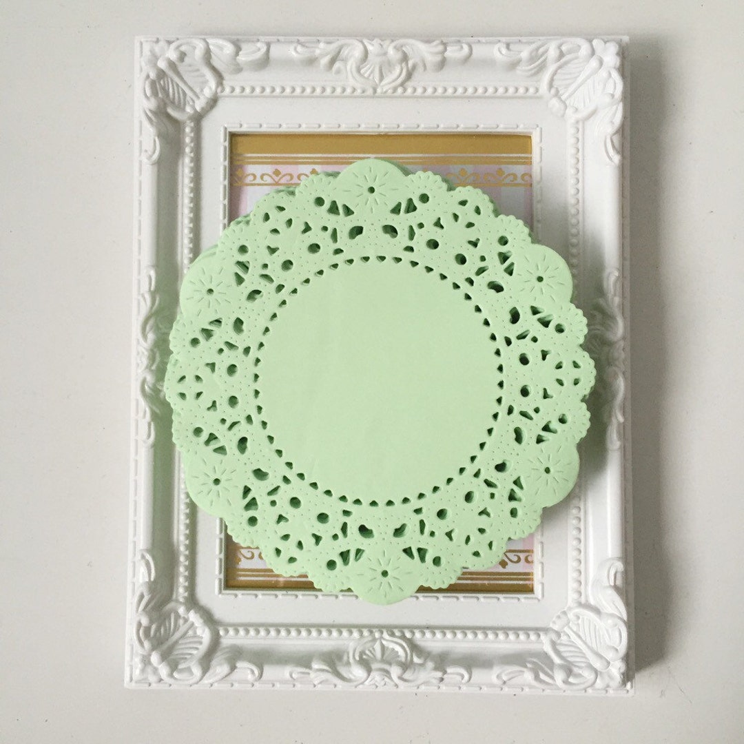 50 Mint Color Paper Doilies for Wedding Decoration/ Pack Etsy