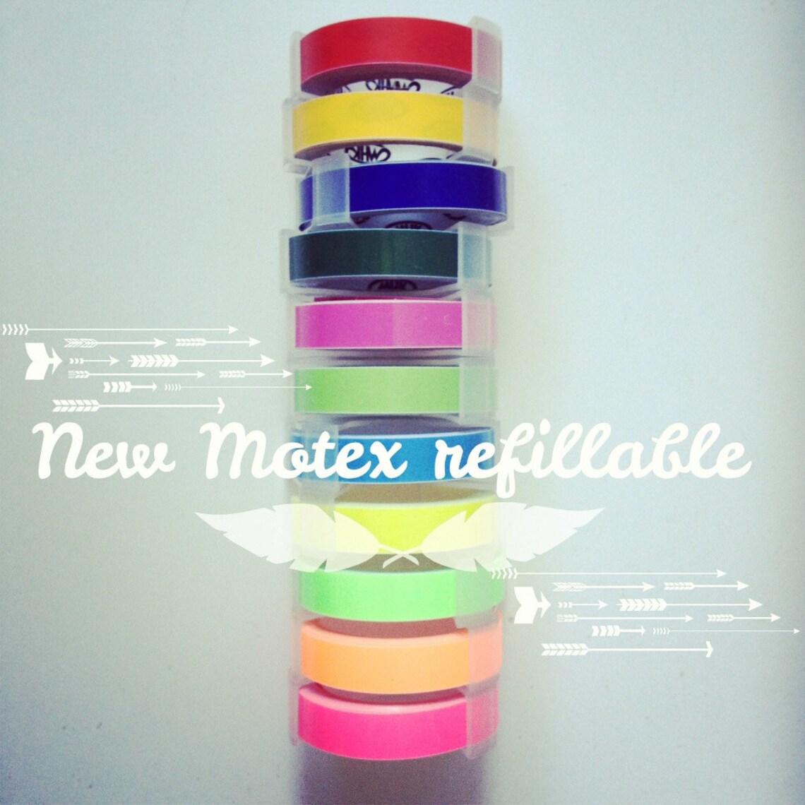 Motex E101 Tape Writer Embossing Label Maker Refills Etsy