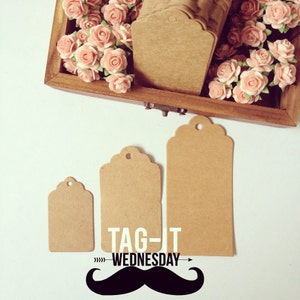 10 kraft tag/ pack