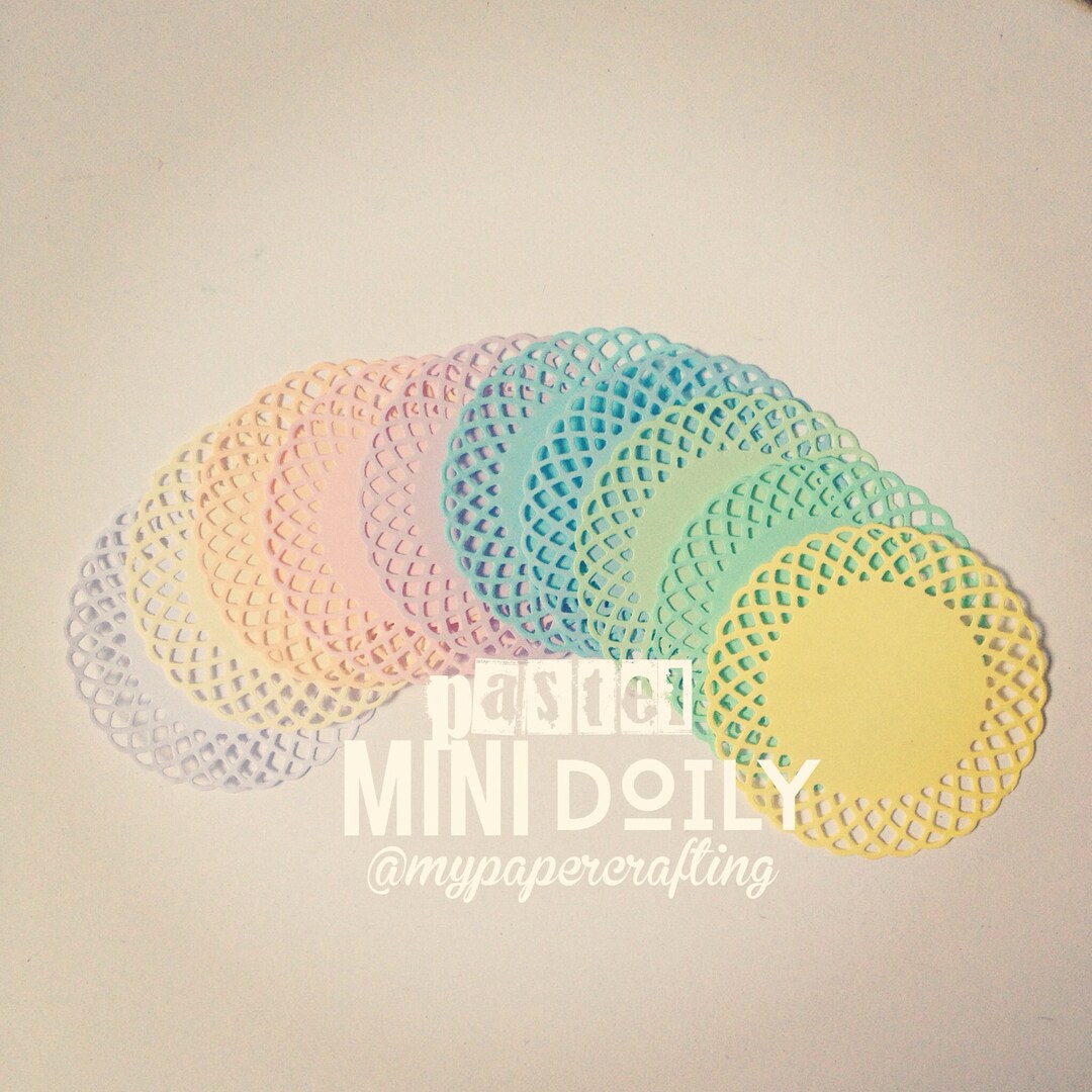 Pastel Doily Paper for Scrapbooks Card Making Wedding Etsy