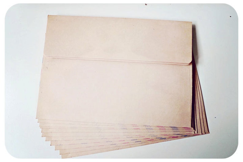 10 Brown Air Mail Envelopes - Etsy