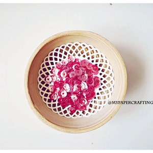 Sequins Glossy - Red