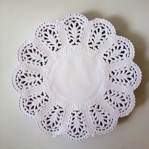 Bruiloft papier Lace kleedje 5&quot; voor scrapbookingateliers of kaart maken / pack