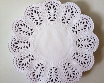 Wedding paper Lace Doily 5" for Scrap booking or card making / pack