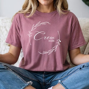 Personalisierte JGA Frauen Shirts, Braut T Shirt, T-Shirt für Junggesellinnenabschied, JGA Party TShirt Damen, Geschenk Braut