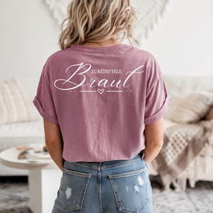 Personalisierte JGA Frauen Shirts, Braut T Shirt, T-Shirt für Junggesellinnenabschied, JGA Party TShirt Damen, Geschenk Braut