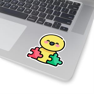 Cute Chick Sticker, Adorable Baby Chicken Vinyl Decal