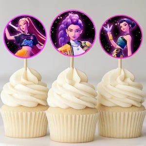 Cake Topper Personnalisable Pour Gâteau à Thème Kpop | Autour Du Gâteau