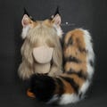 Handmade Faux Fur Lynx Ears Headband and Tail Set: Cosplay Costume product logo