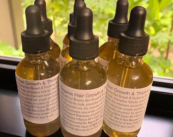 Organic Hair Growth & Thickening Oil