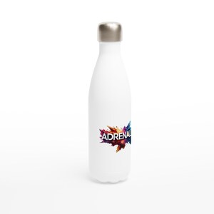 White 17oz Stainless Steel Water Bottle