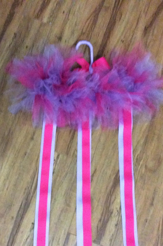 Custom tutu bow hanger for hair bows- holds over 50 bows