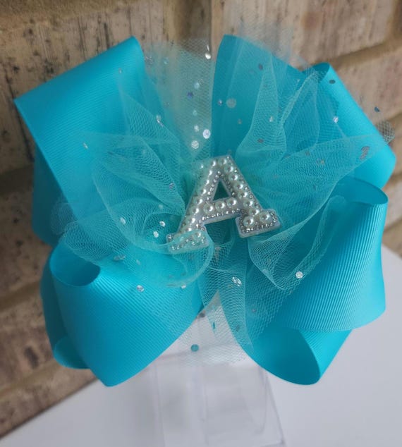 Extra Large Birthday Bow: Triple Layer Sequin Tulle Hair Bow