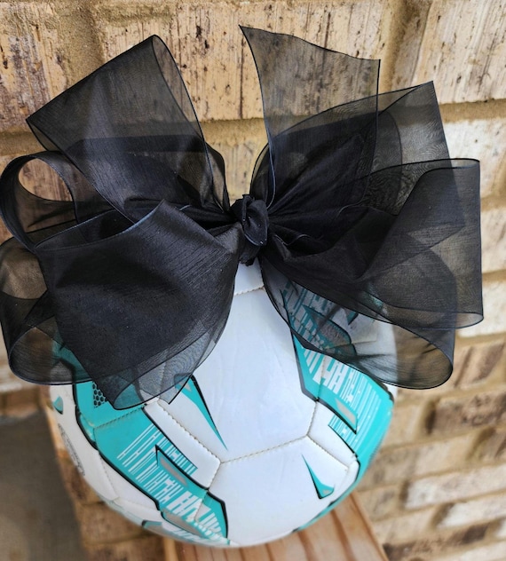 Extra large Double organza hair bow. 8 inch bow